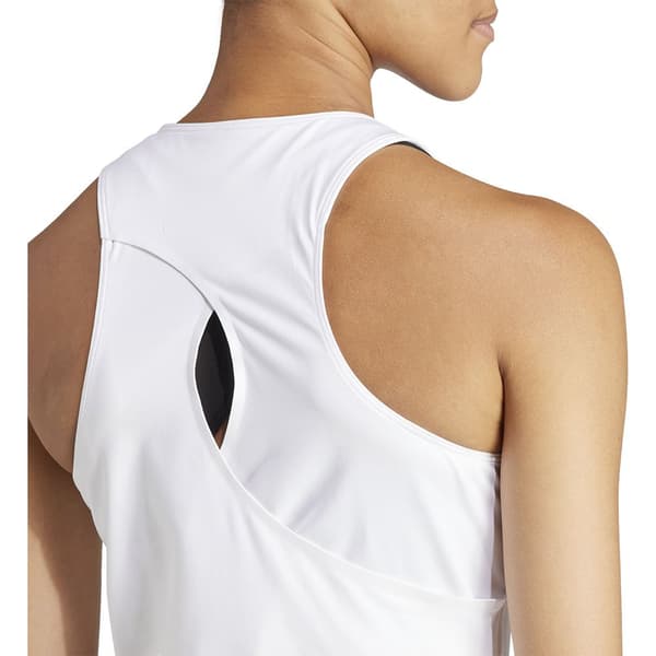 Adidas Ärmlös T-shirt Yoga Studio Vit XL Kvinna