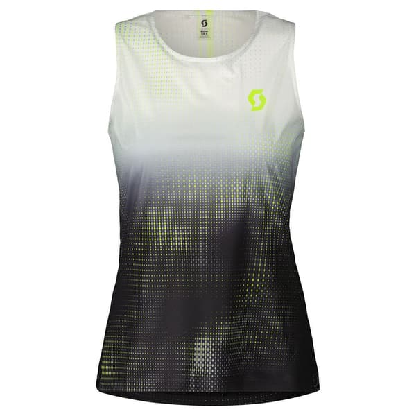 Scott Ærmeløs T-shirt Rc Run Grøn,Hvid L Kvinde