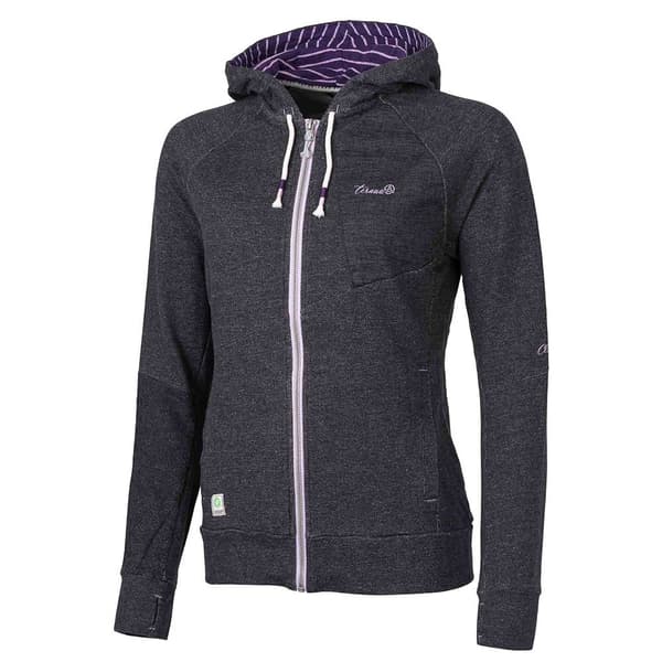 Ternua Sweatshirt Med Fuld Lynlås Overlap Grå S Kvinde