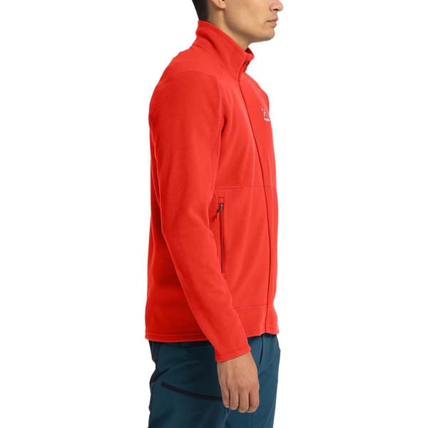 Haglofs Full Vetoketjullinen Villapaita Buteo Mid Oranssi L Mies