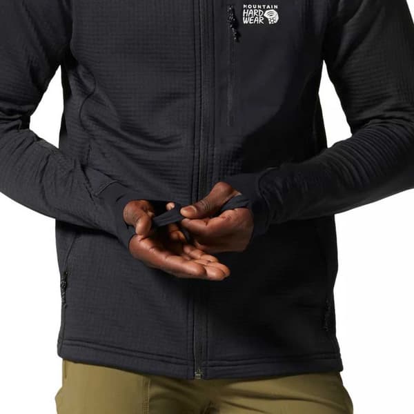 Mountain Hardwear Hættetrøje Power Grid Sort M Mand