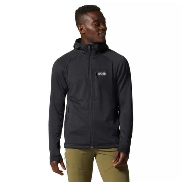 Mountain Hardwear Hættetrøje Power Grid Sort M Mand