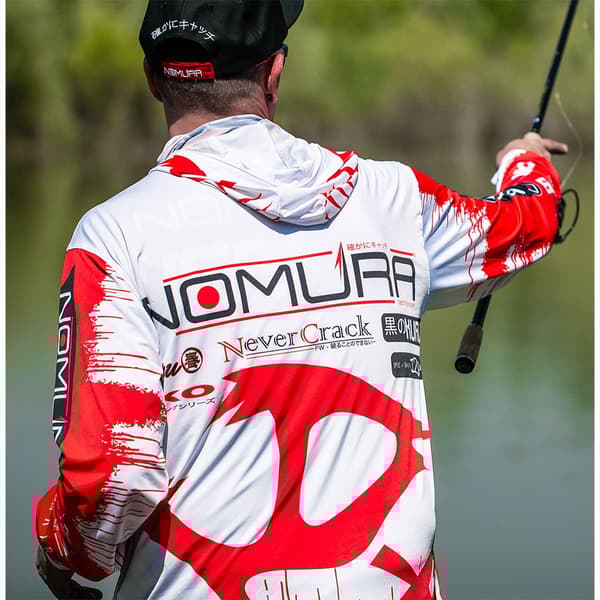 Nomura Tröja Med Full Dragkedja Bloody Fishbone Vit L Man