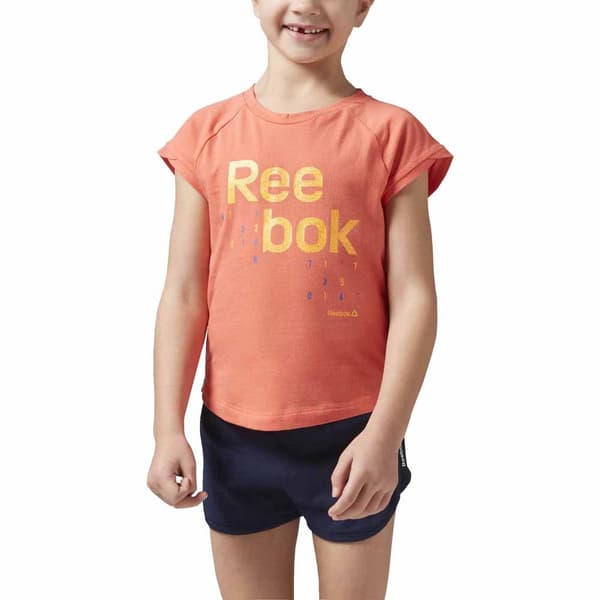 Reebok Træningsdragt Essentials Logo Orange 4 Years