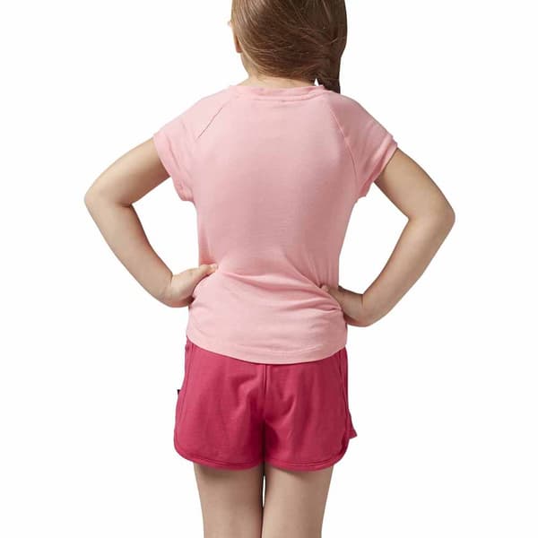Reebok Träningsoverall Essentials Logo Rosa 4 Years