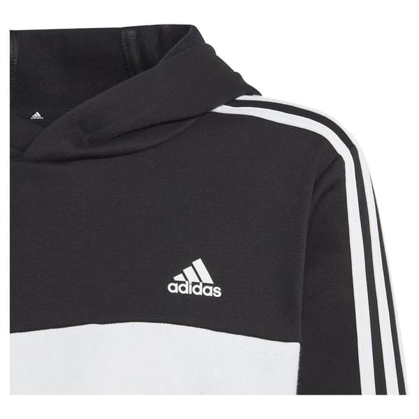 Adidas Stripes Tib Fleece-huppari 3 Harmaa 9-10 Years