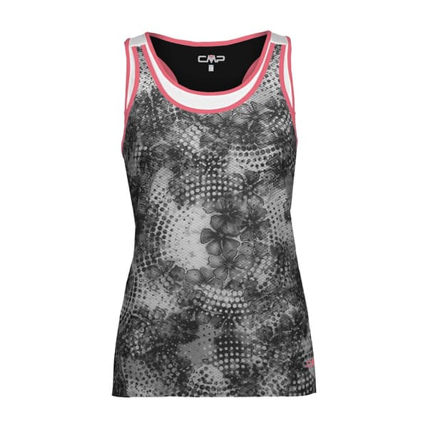 Cmp Ærmeløs T-shirt Trail 31c7776 Grå M Kvinde