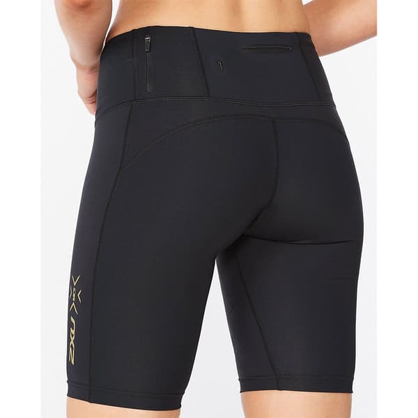 2xu Korta Kompressionstights Light Speed Mid Rise Svart XL Kvinna