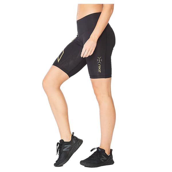 2xu Korta Kompressionstights Light Speed Mid Rise Svart XL Kvinna