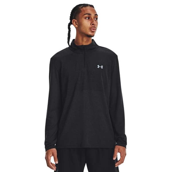 Under Armour Puolivetoketjullinen Saumaton T-paita Stride Musta L Mies