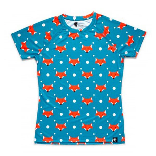 Hoopoe Kortärmad T-shirt Fox Blå L Kvinna