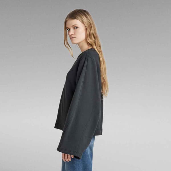G-star Sweatshirt Adjustable Cropped Grå XS Kvinde