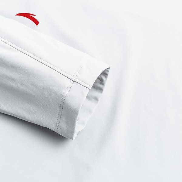 Anta T-shirt Med Halv Lynlås Running Grå L Mand