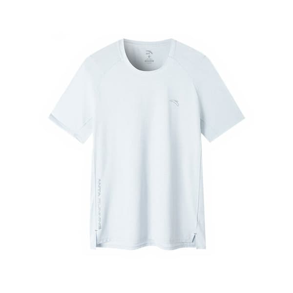 Anta Kortärmad T-shirt Running Vit M Man