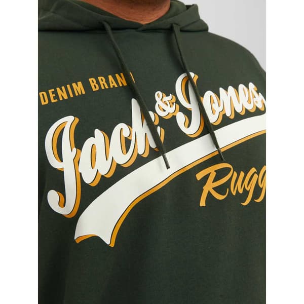 Jack & Jones Luvtröja Logo 2 Col Plus Grönt 3XL Man