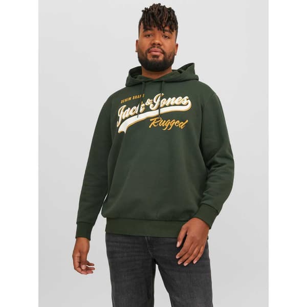 Jack & Jones Luvtröja Logo 2 Col Plus Grönt 3XL Man