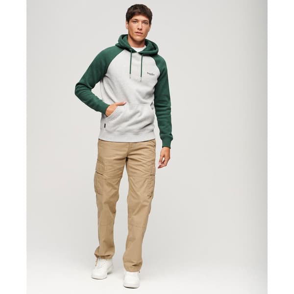 Superdry Luvtröja Essential Baseball Grå M Man
