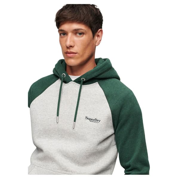 Superdry Luvtröja Essential Baseball Grå M Man