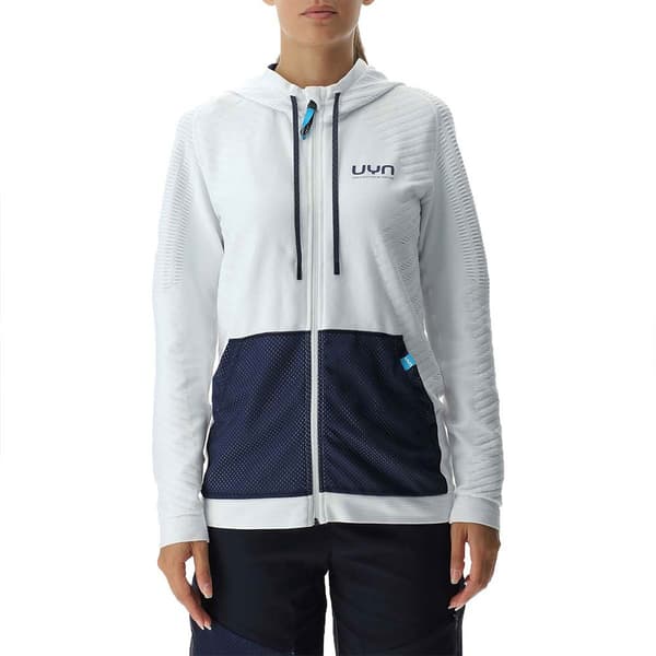 Uyn Sweatshirt Med Full Dragkedja Skipper Vit,Blå XL Kvinna