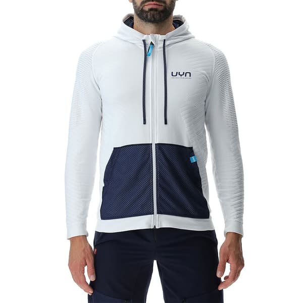 Uyn Sweatshirt Med Full Dragkedja Skipper Vit,Blå S Man