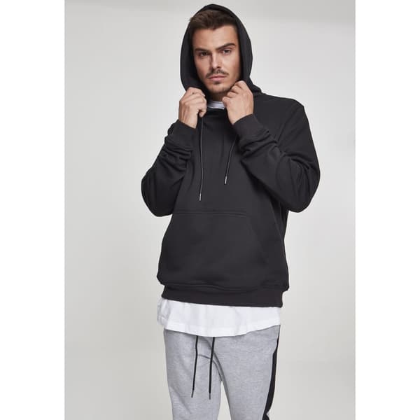 Urban Classics Sweatshirt Basic Terry Sort 2XL Mand