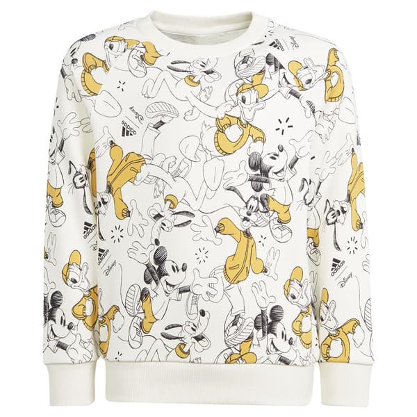 Adidas Sweatshirt Disney Mickey Mouse Beige 6-7 Years Dreng