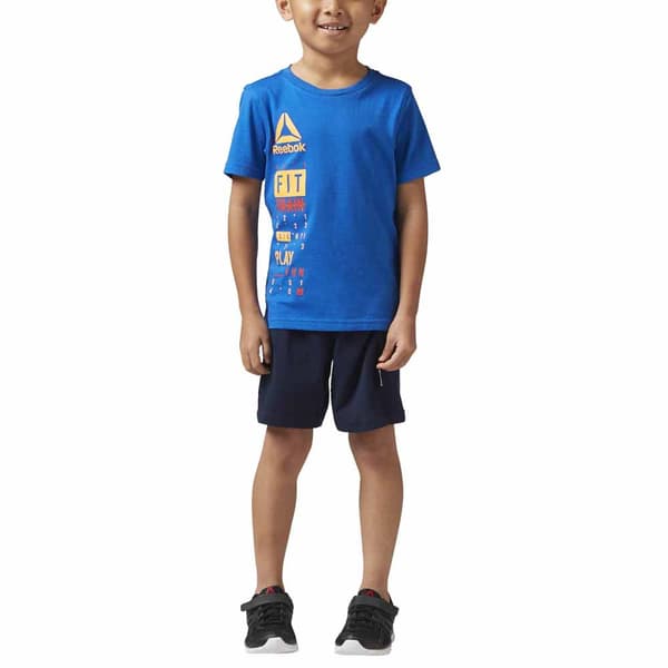 Reebok Träningsoverall Essentials Logo Blå 5-6 Years