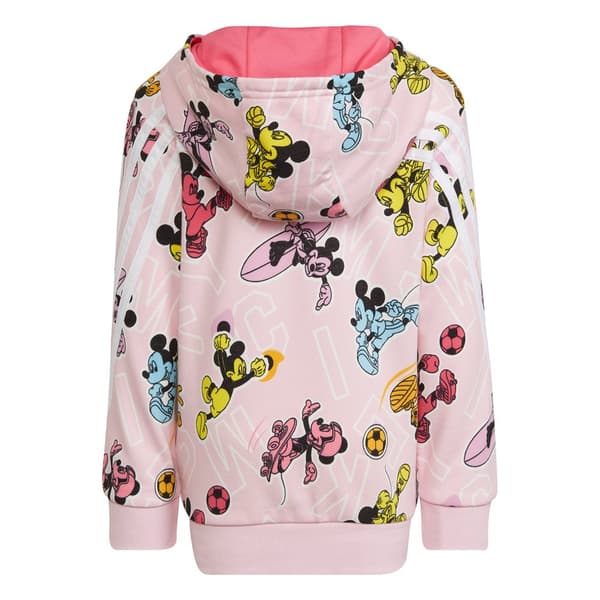 Adidas Sweatshirt Med Full Dragkedja X Disney Mickey Mouse Vit 24 Months-3 Years