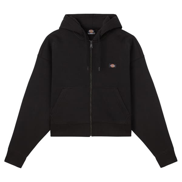 Dickies Sweatshirt Med Fuld Lynlås Oakport Sort XS Kvinde