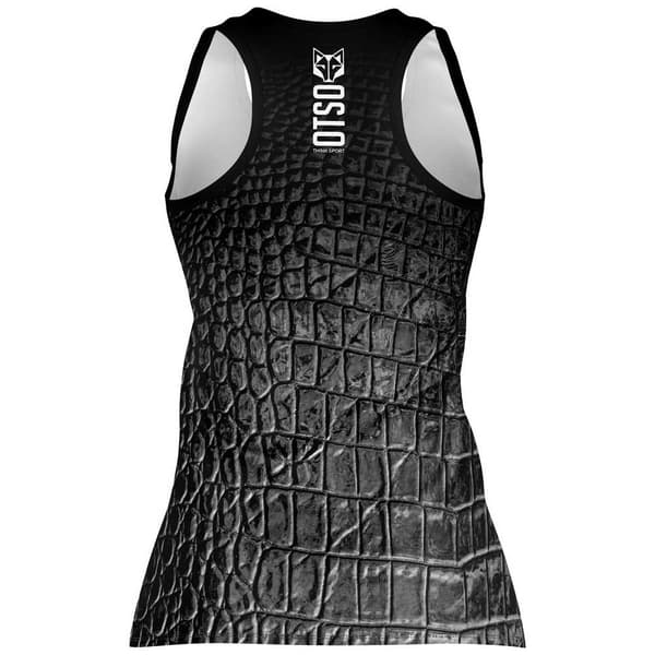 Otso Hihaton T-paita Singlet Musta M Nainen