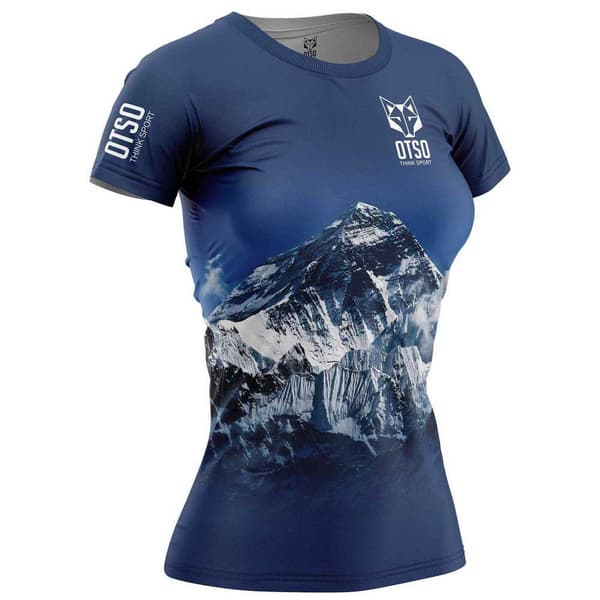 Otso Kortärmad T-shirt T-shirt Blå XS Kvinna