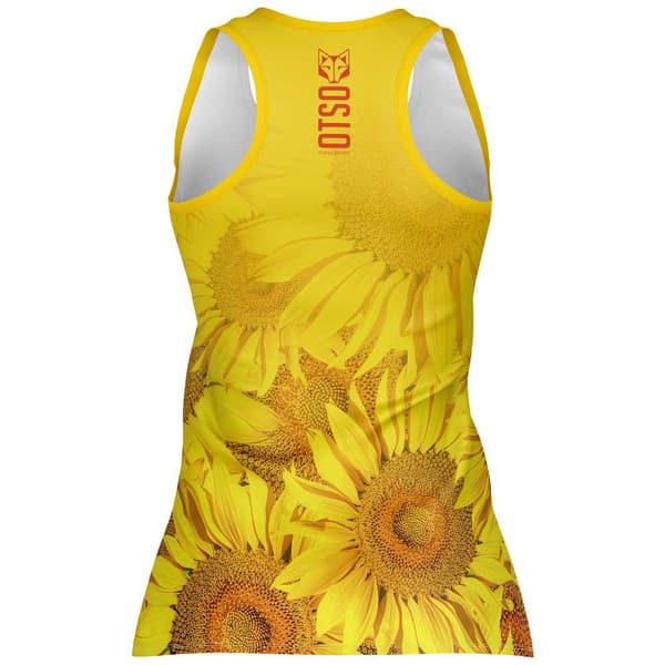 Otso Ärmlös T-shirt Singlet Gul XS Kvinna