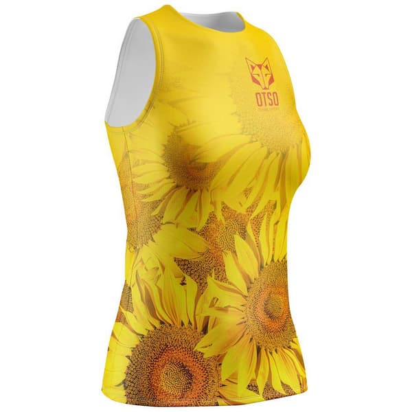 Otso Ärmlös T-shirt Singlet Gul XS Kvinna