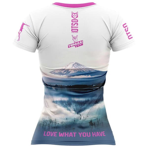 Otso Kortærmet T-shirt Yepaaa Fuji Hvid XS Kvinde