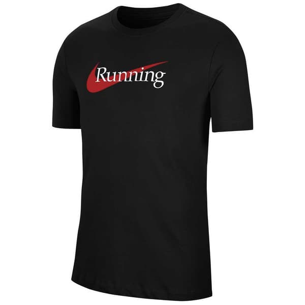 Nike Kort Ärm T-shirt Dri Fit Svart S / Regular Man