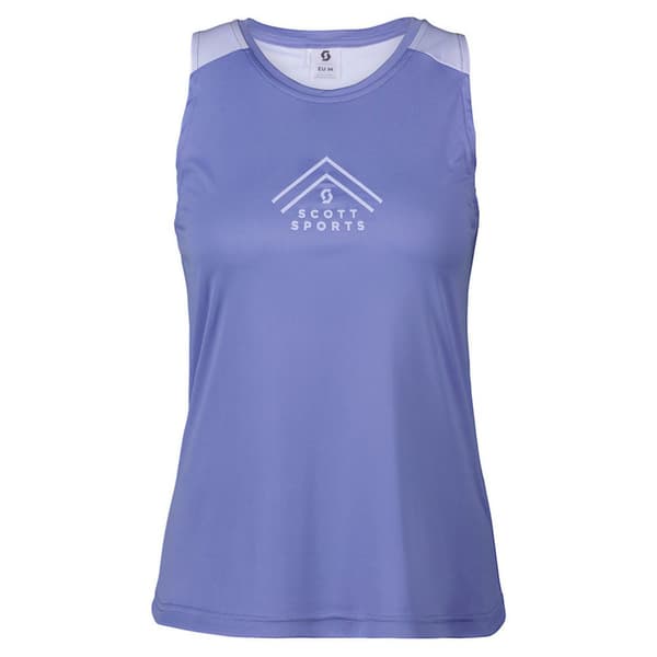 Scott Ärmlös T-shirt Endurance Tech Blå M Kvinna