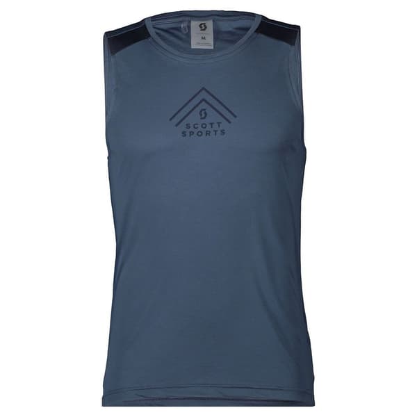 Scott Ærmeløs T-shirt Endurance Tech Blå S Mand