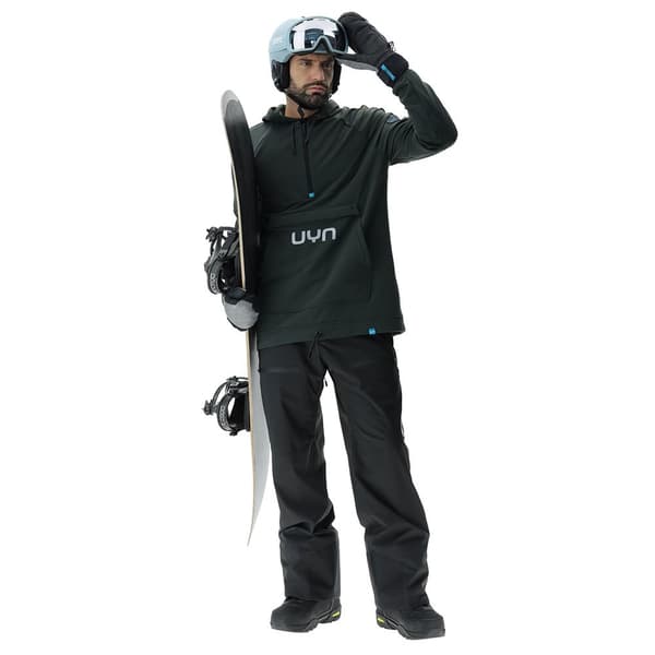 Uyn Hættetrøje Jump 2nd Half Zip Grøn L Mand