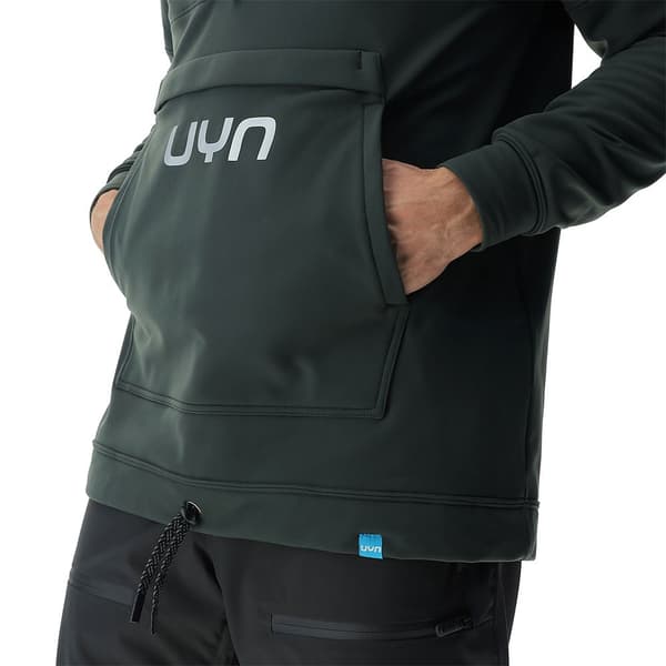 Uyn Hættetrøje Jump 2nd Half Zip Grøn L Mand