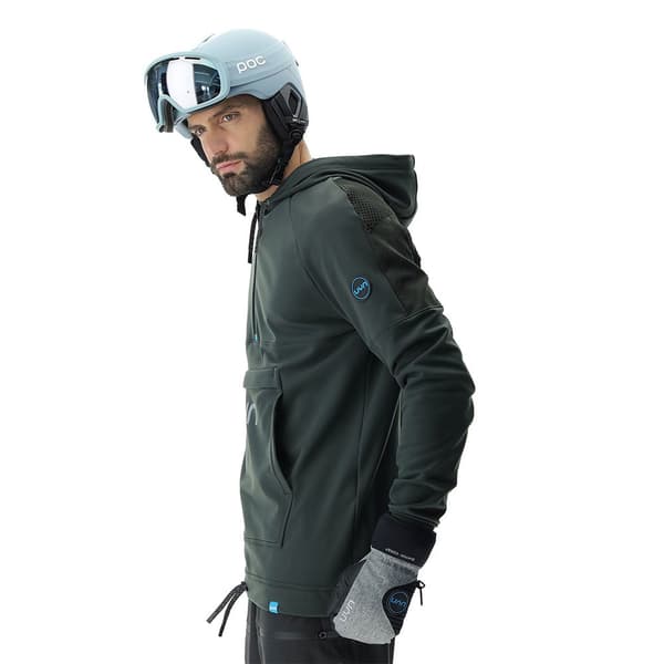 Uyn Hættetrøje Jump 2nd Half Zip Grøn L Mand