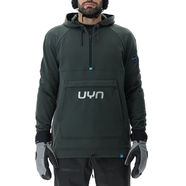 Uyn Hættetrøje Jump 2nd Half Zip Grøn L Mand