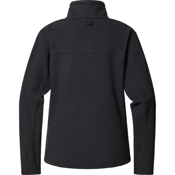 Haglofs Sweatshirt Med Fuld Lynlås Mora Mid Sort M Kvinde