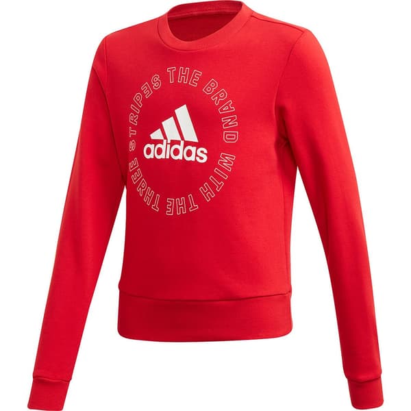 Adidas Fremhævet-træningsdragt Crew Rød 14-15 Years