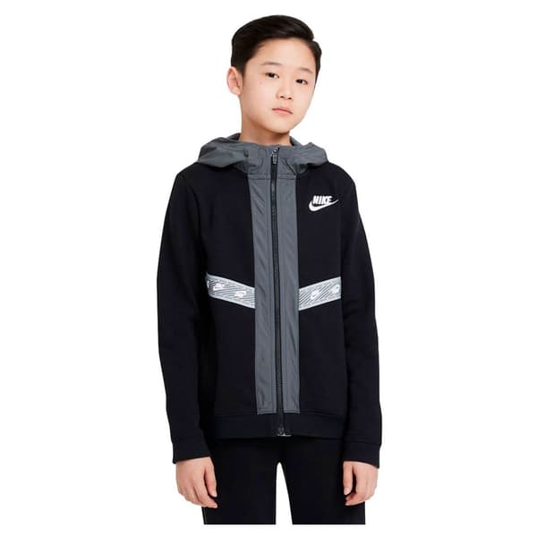 Nike Fuld Lynlå Sweatshirt Sportswear Sort 13-15 Years Dreng