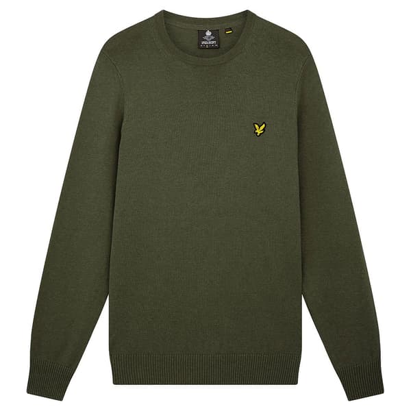 Lyle & Scott Huppari Cotton Merino Vihreä L Mies