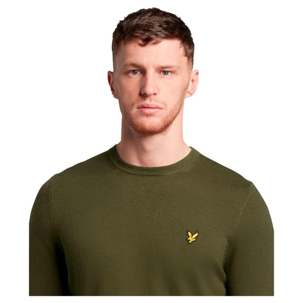 Lyle & Scott Huppari Cotton Merino Vihreä L Mies