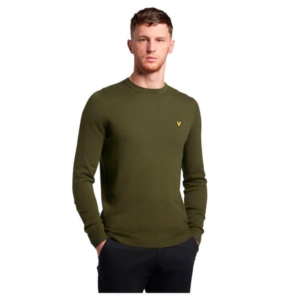 Lyle & Scott Huppari Cotton Merino Vihreä L Mies