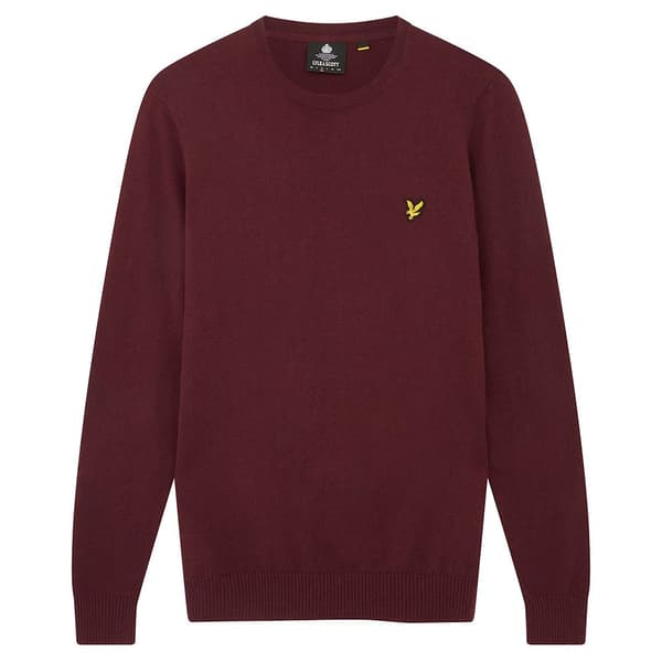 Lyle & Scott Sweatshirt Cotton Merino Rød L Mand