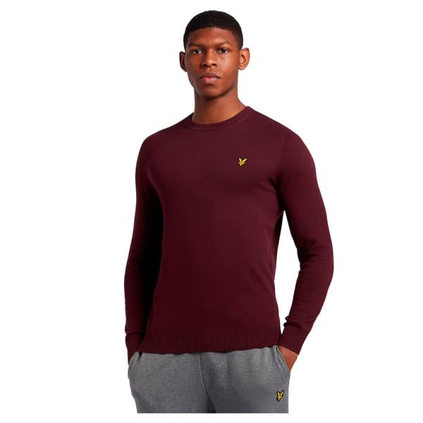 Lyle & Scott Sweatshirt Cotton Merino Rød L Mand
