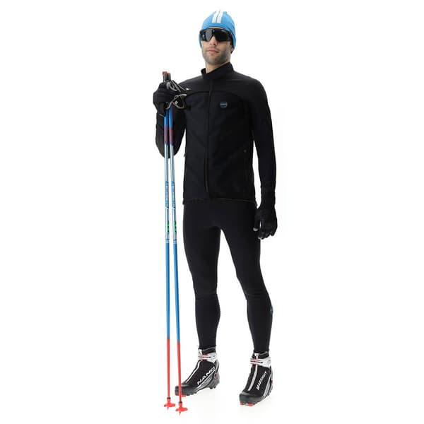 Uyn Sweatshirt Med Fuld Lynlås Cross Country Skiing Coreshell Sort M Mand
